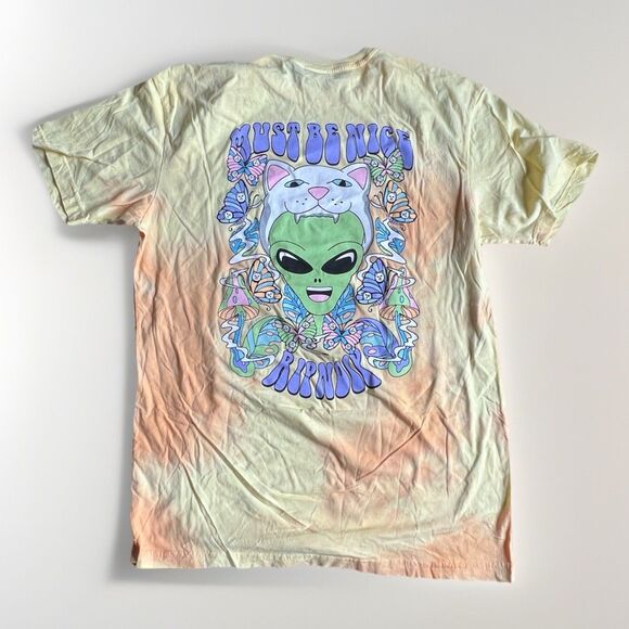 Rip N Dip Shirt Rip N Dip Just Be Nice TEE T-Shirt Short Sleeve Tye Die Large - Picture 1 of 4